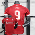 2025-2026 Liverpool Player Version Home Short Sleeve Jersey #9 Isak Personalized UCL Patch