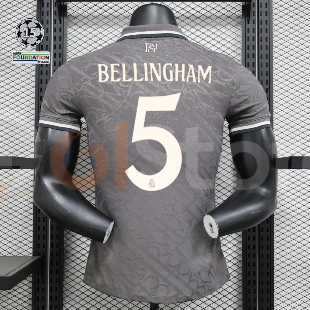 2024/25 Real Madrid Player Version Third Jersey #5 Bellingham UCL Personalized