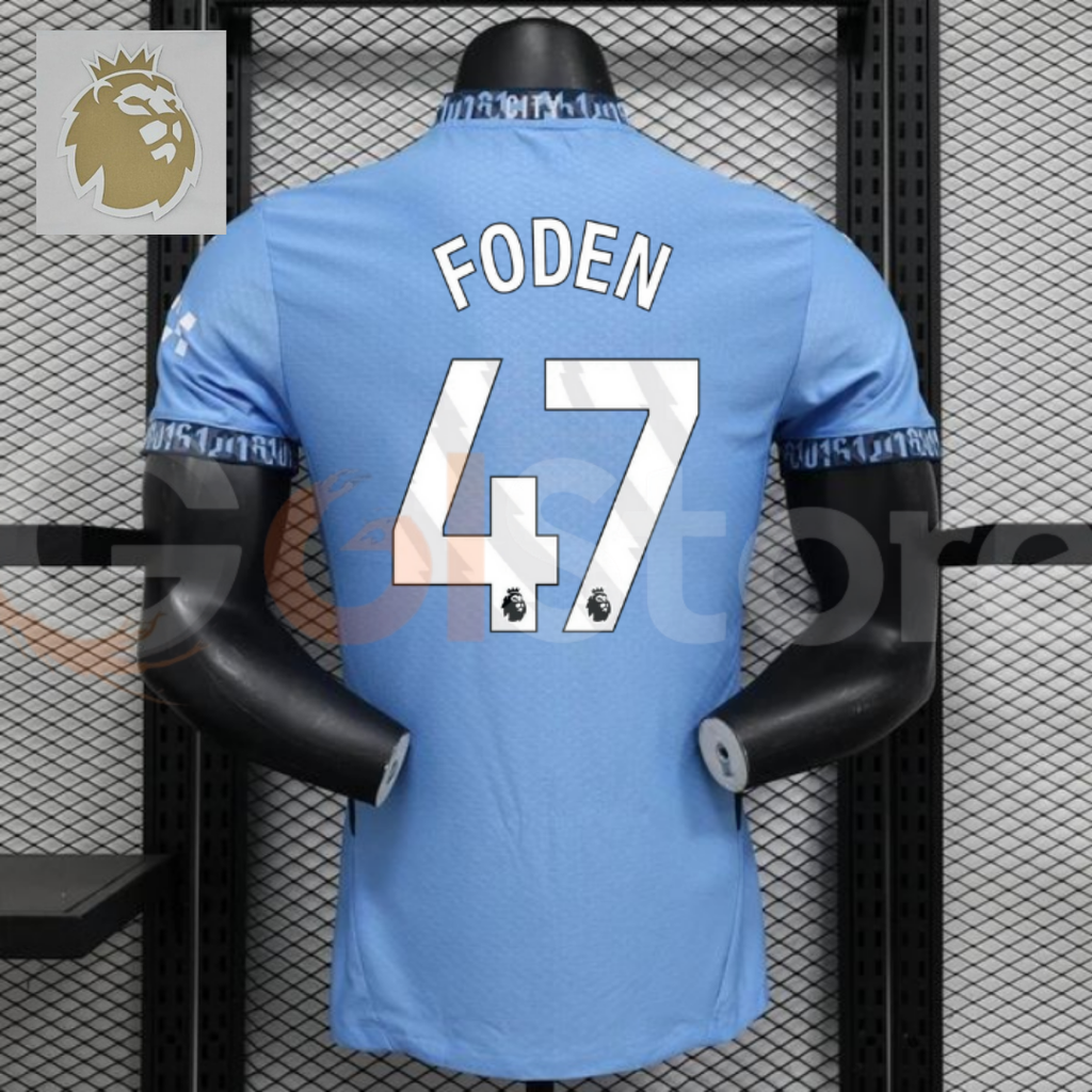 Man City 2024-25 Home Player Jersey Foden #47 PL