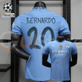 Man City 24-25 Home Player Jersey Bernardo #20 UCL