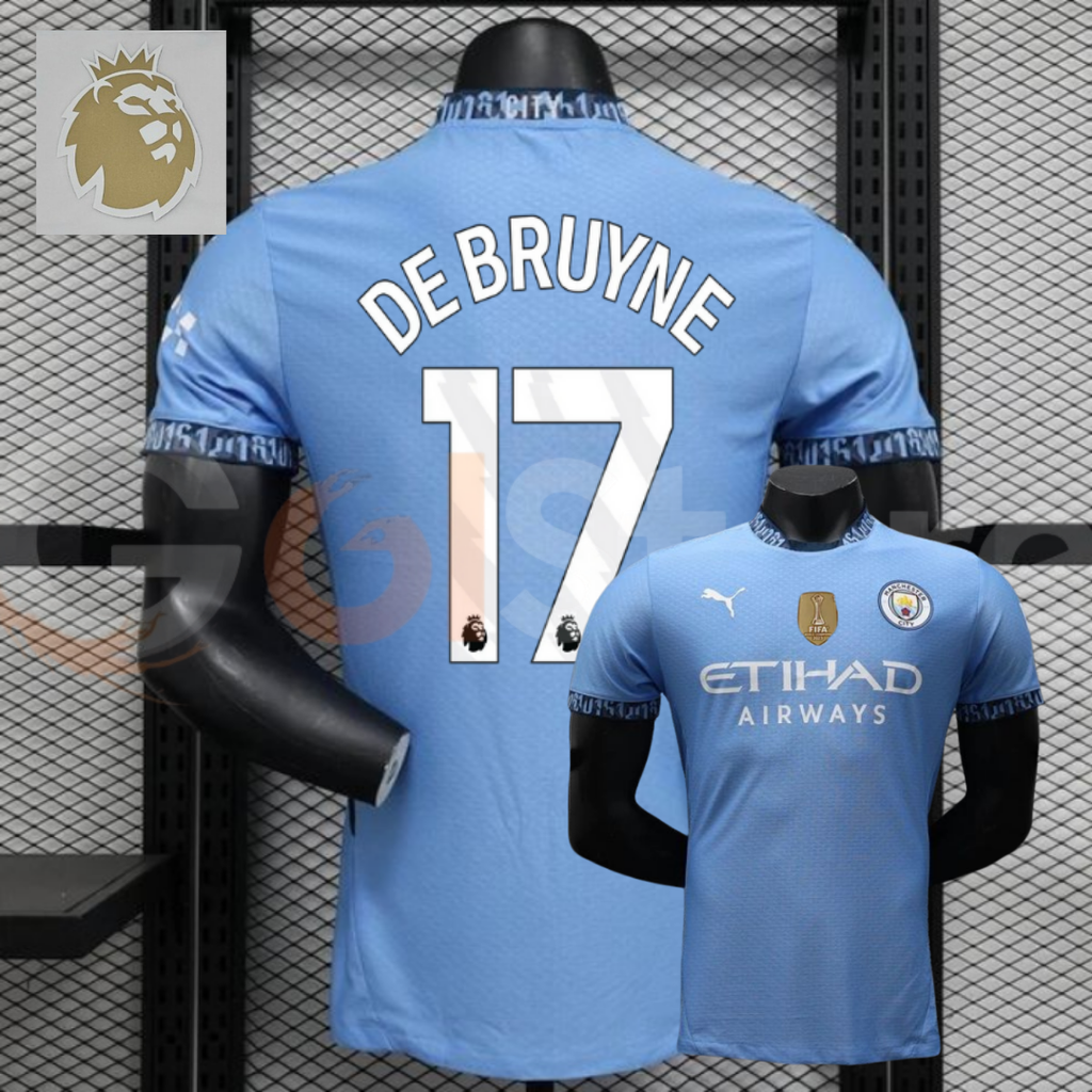 Man City 24-25 Home Player Jersey De Bruyne #17 PL