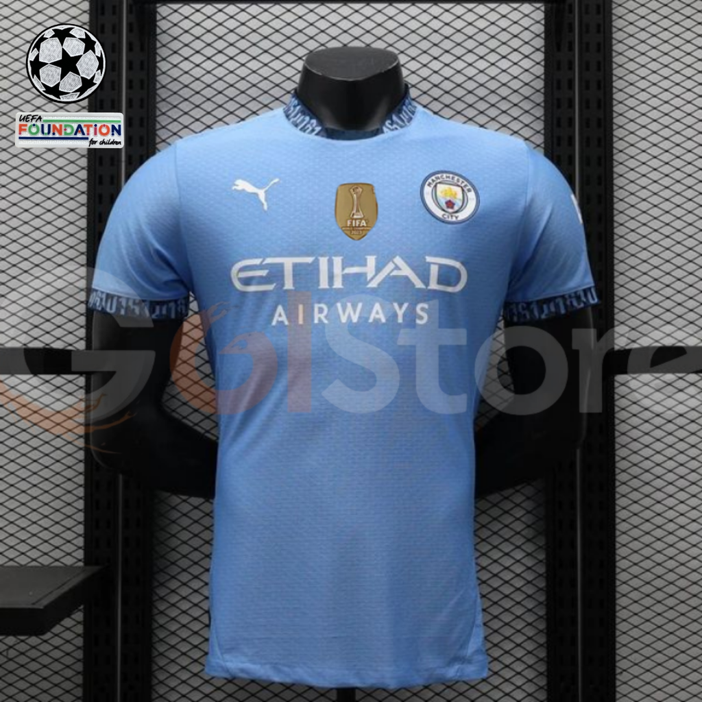 Man City 24-25 Home Player Jersey Haaland #9 UCL