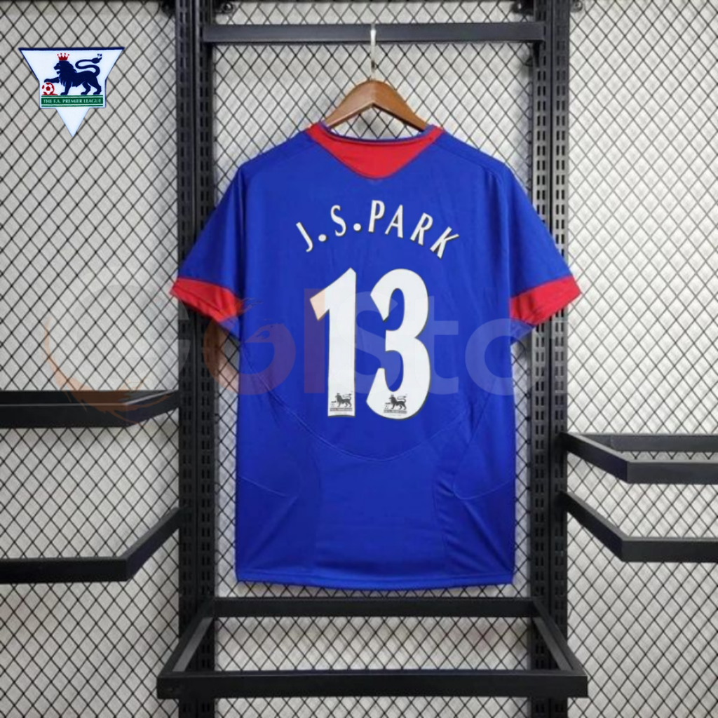 Manchester United 2005-2006 Retro Away Short Sleeve Jersey #13 Ji-Sung Park Personalized PL Rare