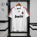 Retro AC Milan 2007-08 White Jersey Short Sleeve Custom