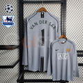 Manchester United 2007-2008 Retro GK Long Sleeve Jersey #1 Van der Sar Personalized PL Rare