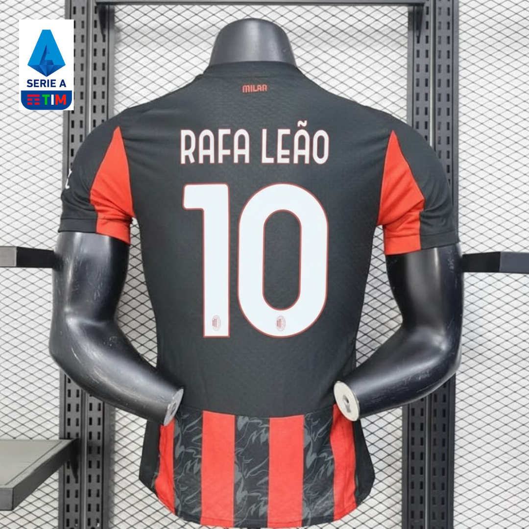 AC Milan 2025-26 Home Jersey Short Sleeve #10 Leao
