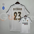 2003/04 Real Madrid Retro Home Jersey #23 Beckham UCL