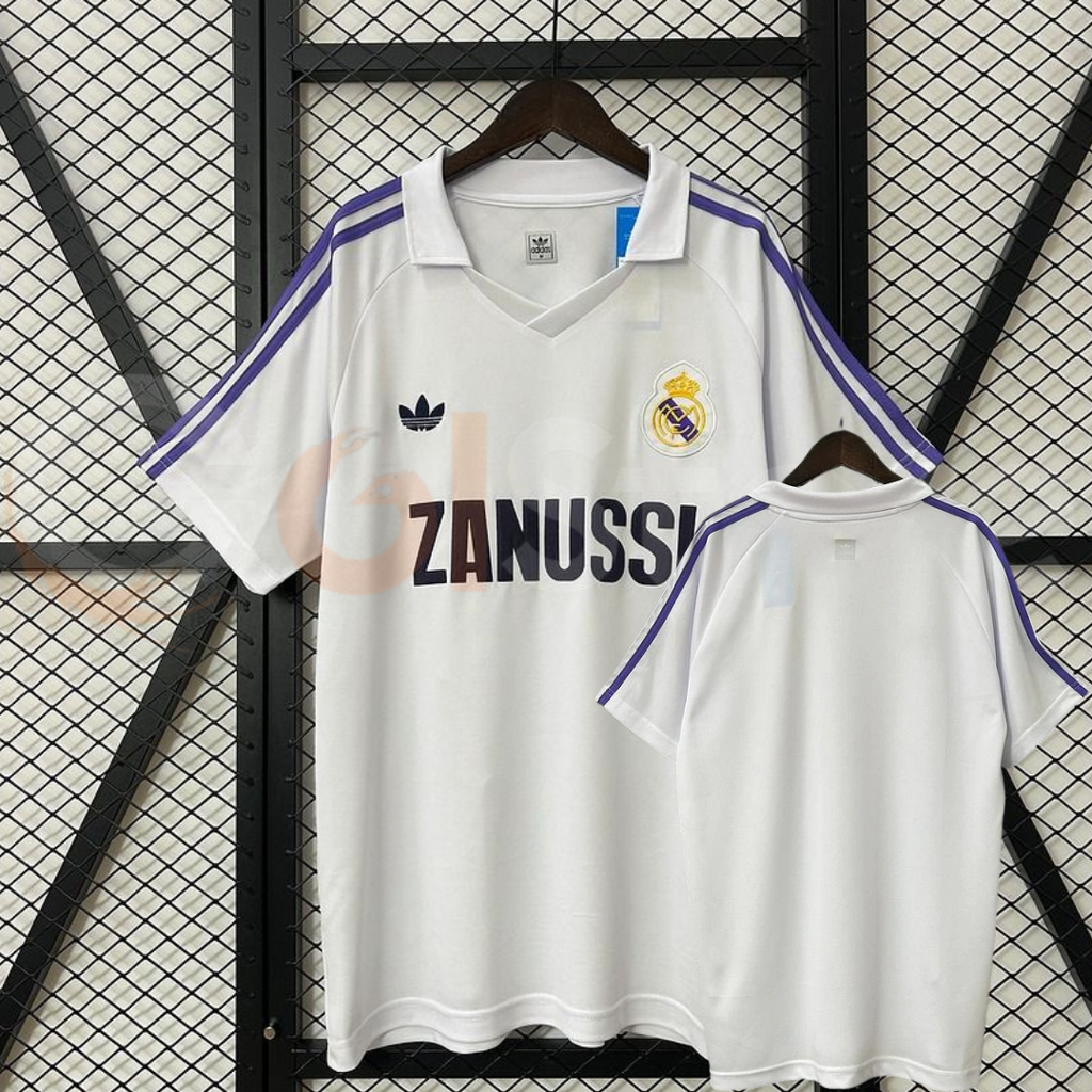 1984/85 Real Madrid Retro Home Jersey Short Sleeve