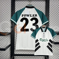 1993-1995 Liverpool Retro White Away Short Sleeve Jersey #23 Fowler Personalized