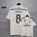 2014/15 Real Madrid Retro Home White Jersey #8 Kroos UCL Personalized