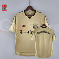 Bayern Munich 2003-2004 Retro Away Short Sleeve Jersey UCL Patch Personalized Rare Ballack Makaay Kahn