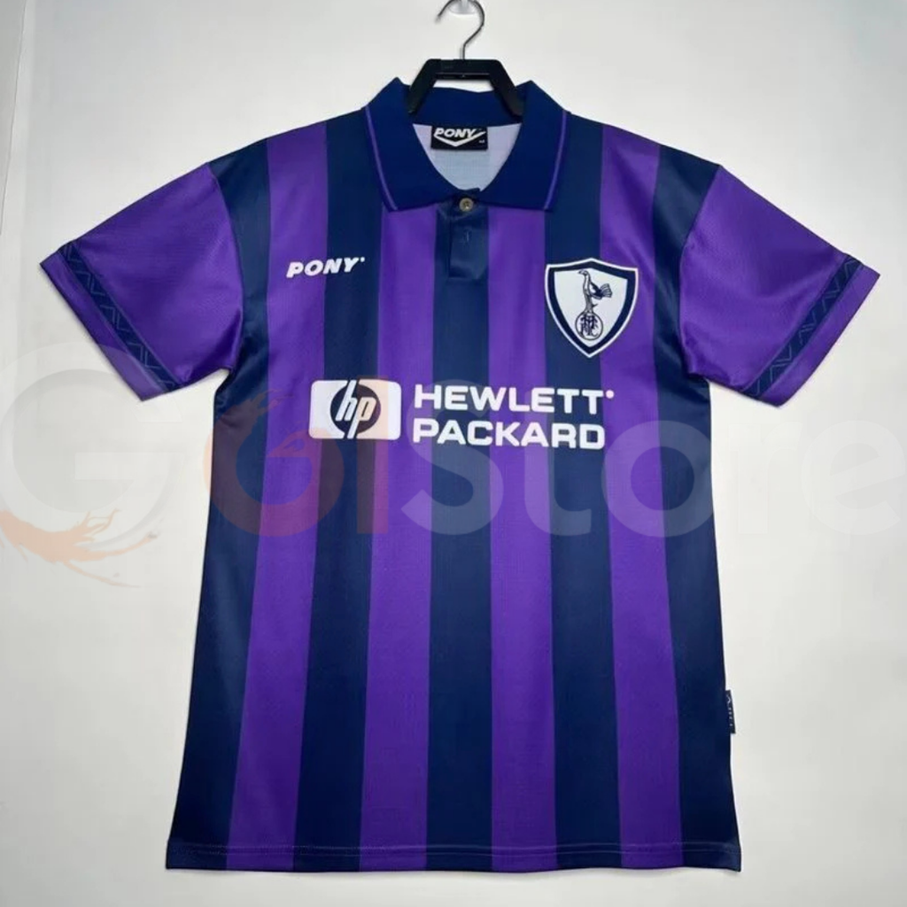 Tottenham Hotspur 1995-1997 Retro Away Short Sleeve Jersey #9 Anderton Personalized Rare Collector