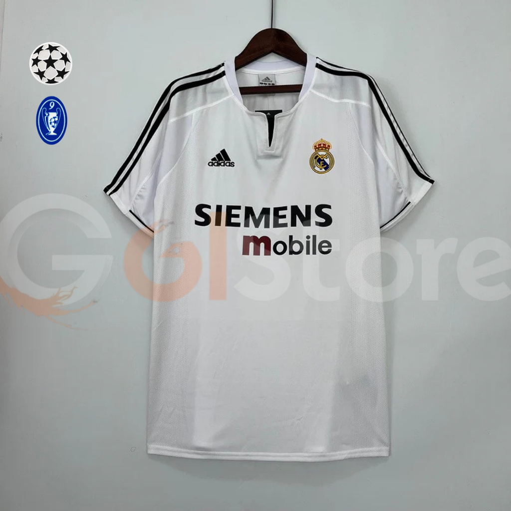 2003/04 Real Madrid Retro Home Jersey #23 Beckham UCL