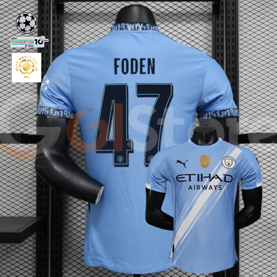 Manchester City 25-26 Home Pro Jersey Foden #47