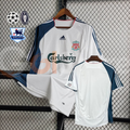 2006-2007 Liverpool Retro White Away Short Sleeve Jersey Personalized PL UCL Patch