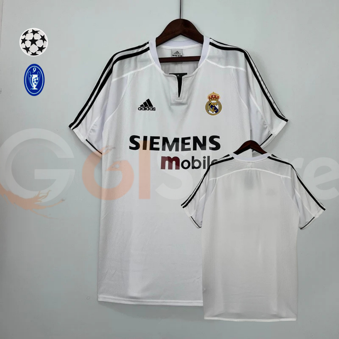2003/04 Real Madrid Retro Home Jersey UCL Personalized
