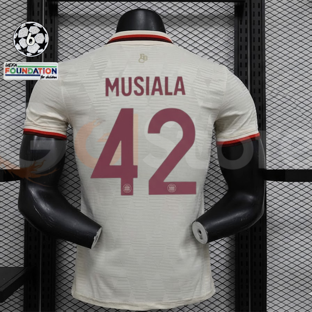 2024/25 Bayern Munich Third Away Jersey Player Version #42 Musiala UCL