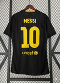 FC Barcelona 2013-14 Retro Black Away Jersey | #10 Lionel Messi | La Liga & UCL