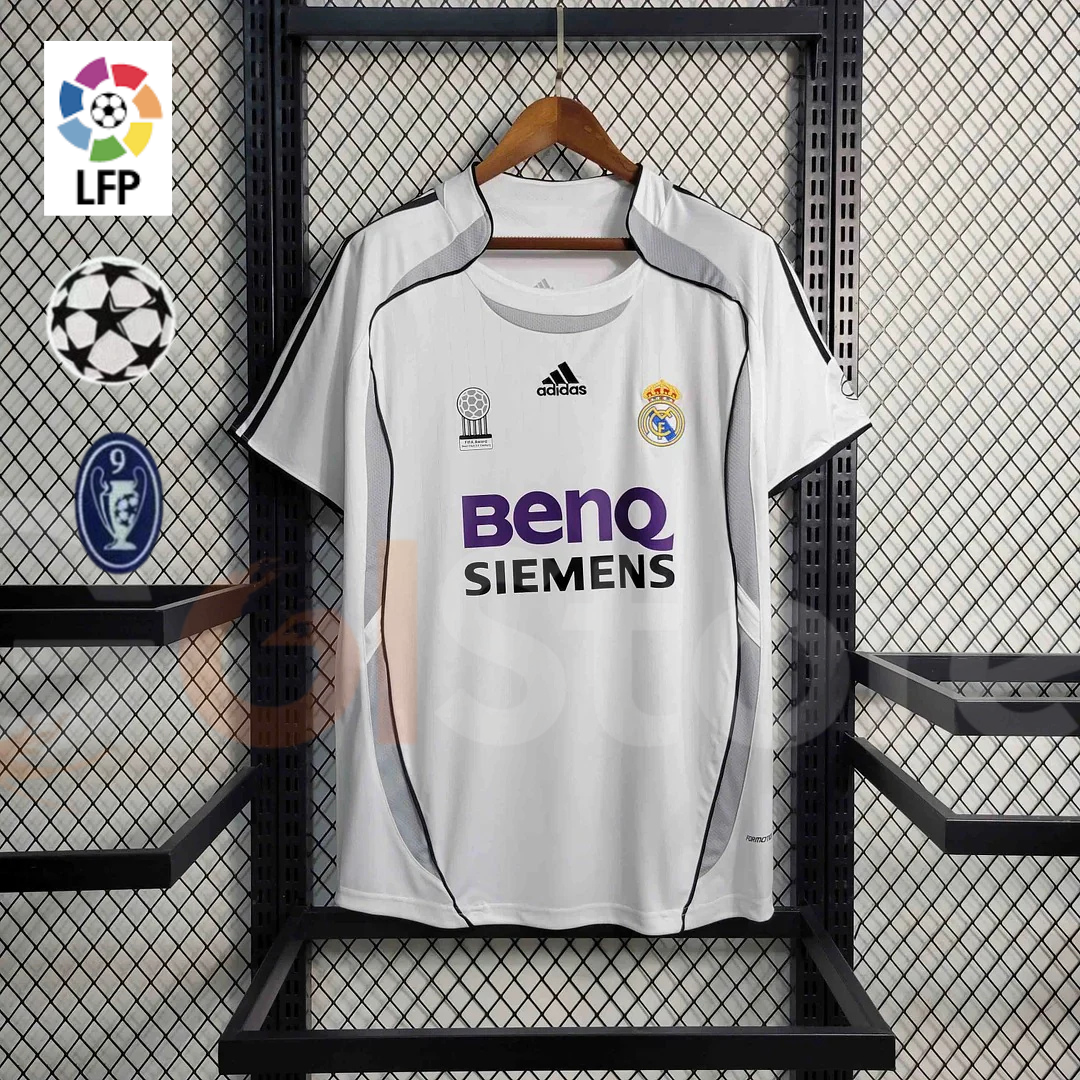 2006/07 Real Madrid Retro Home Jersey #23 Beckham LaLiga & UCL