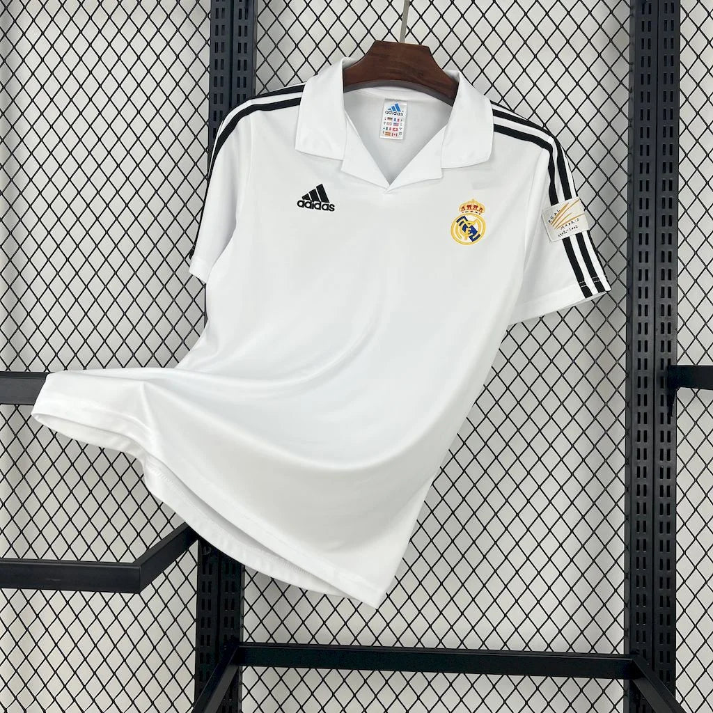 2002/03 Real Madrid Retro Home Jersey #10 Figo UCL Personalized