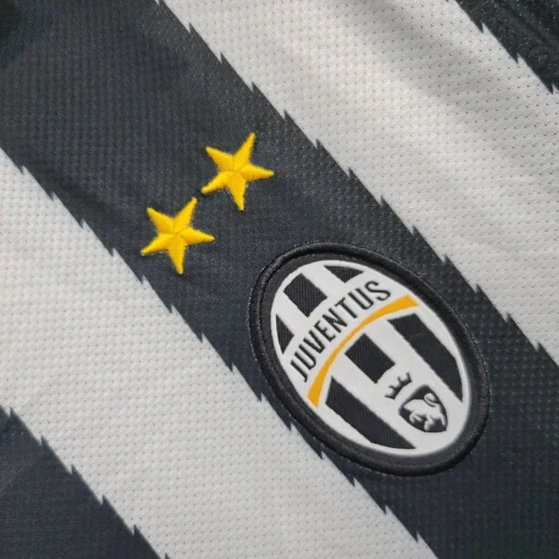 Juventus 2010-2011 Retro Home Short Sleeve Jersey #10 Del Piero Personalized Serie A UEFA EL Patch