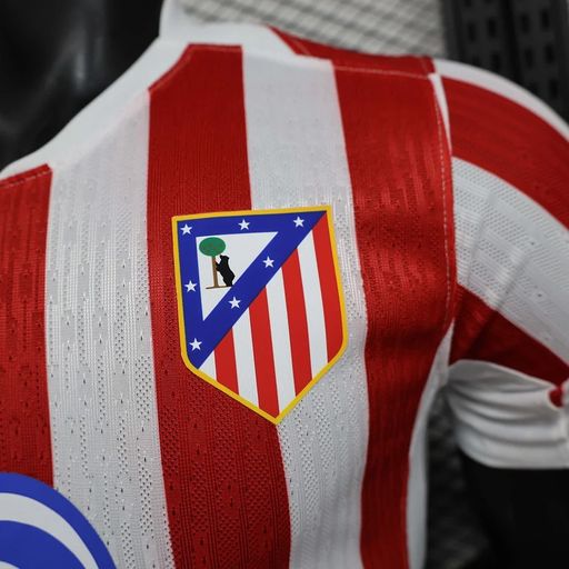 Atlético Madrid 2025-26 Home Jersey – Custom Name & Number | Short Sleeve | S–2XL