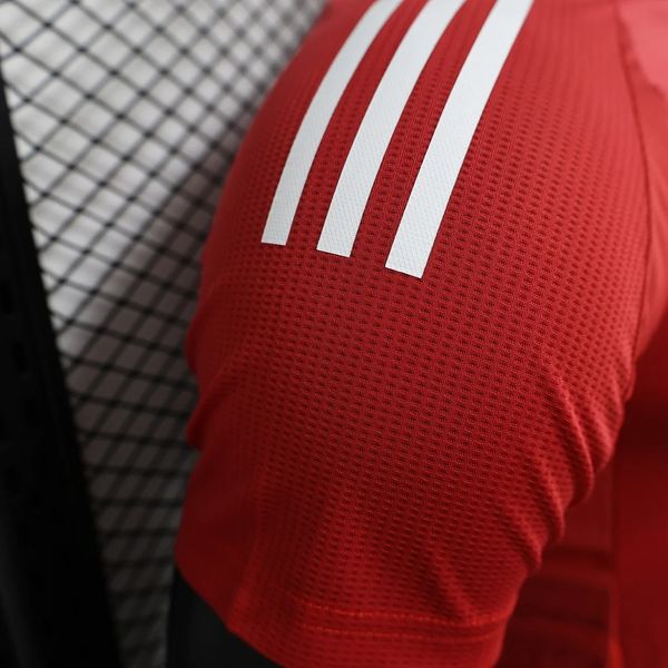 Manchester United 2024-2025 Home Short Sleeve Jersey #8 Bruno Fernandes Personalized PL
