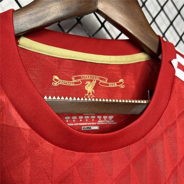 2010-2011 Liverpool Retro Red Home Short Sleeve Jersey #7 Suarez Personalized PL Patch
