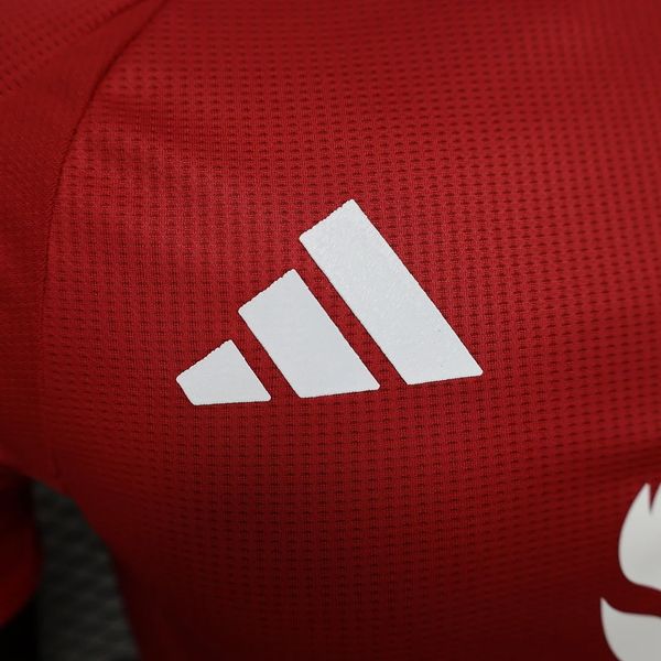 Manchester United 2024-2025 Home Short Sleeve Jersey #8 Bruno Fernandes Personalized PL