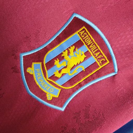 Retro Aston Villa 1995-97 Home Jersey #18 Yorke