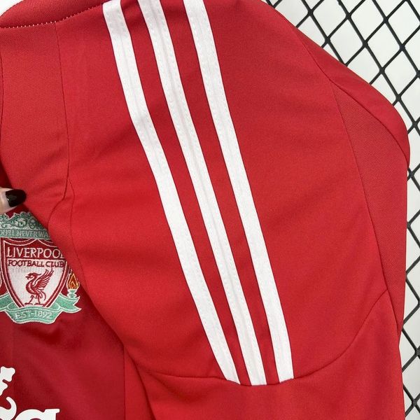 2008-2009 Liverpool Retro Red Home Short Sleeve Jersey #19 Babel Personalized PL Patch