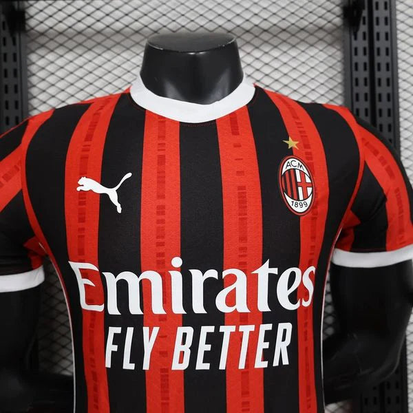 AC Milan 2024-25 Home Jersey Short Sleeve #10 Leao