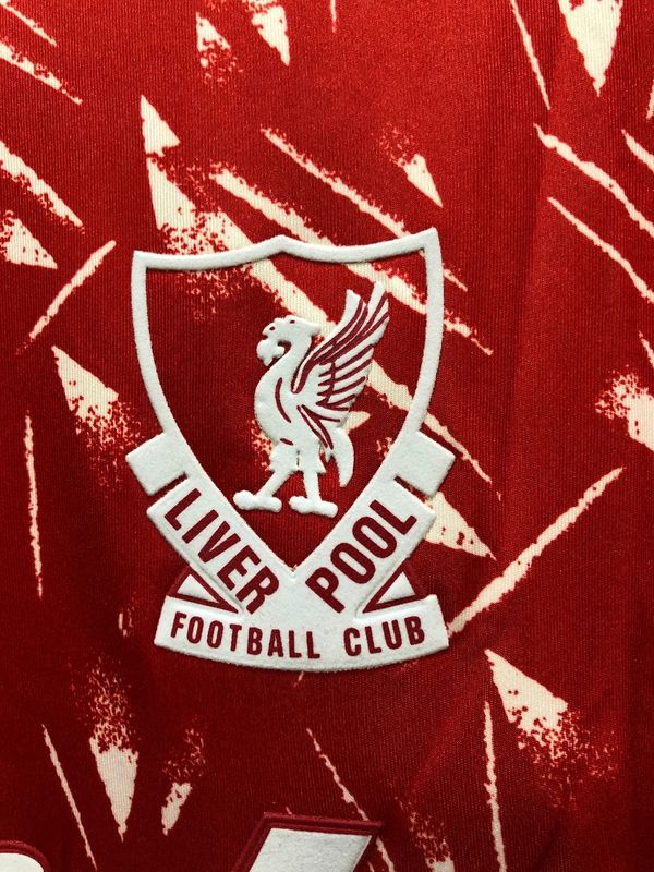 1989-1991 Liverpool Retro Red Home Long Sleeve Jersey Classic Kit
