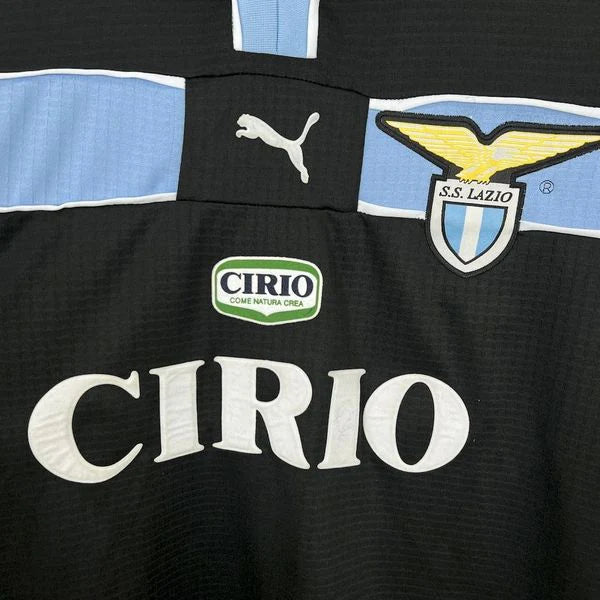 SS Lazio 1998-1999 Retro Away Short Sleeve Jersey #10 Mancini Serie A Patch Personalized Rare