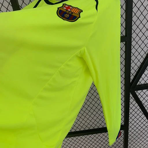 FC Barcelona 2005-06 Retro Green Long Sleeve Jersey | Custom Name & Number | UCL & La Liga