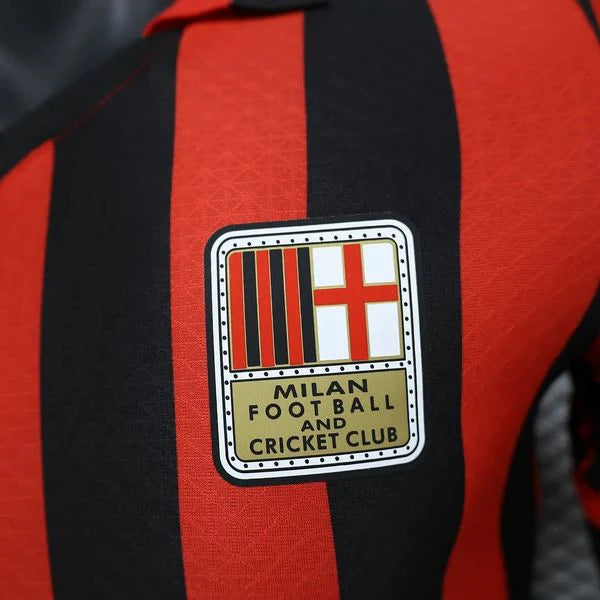 AC Milan 125th Anniversary Jersey Short Sleeve Serie A Patch