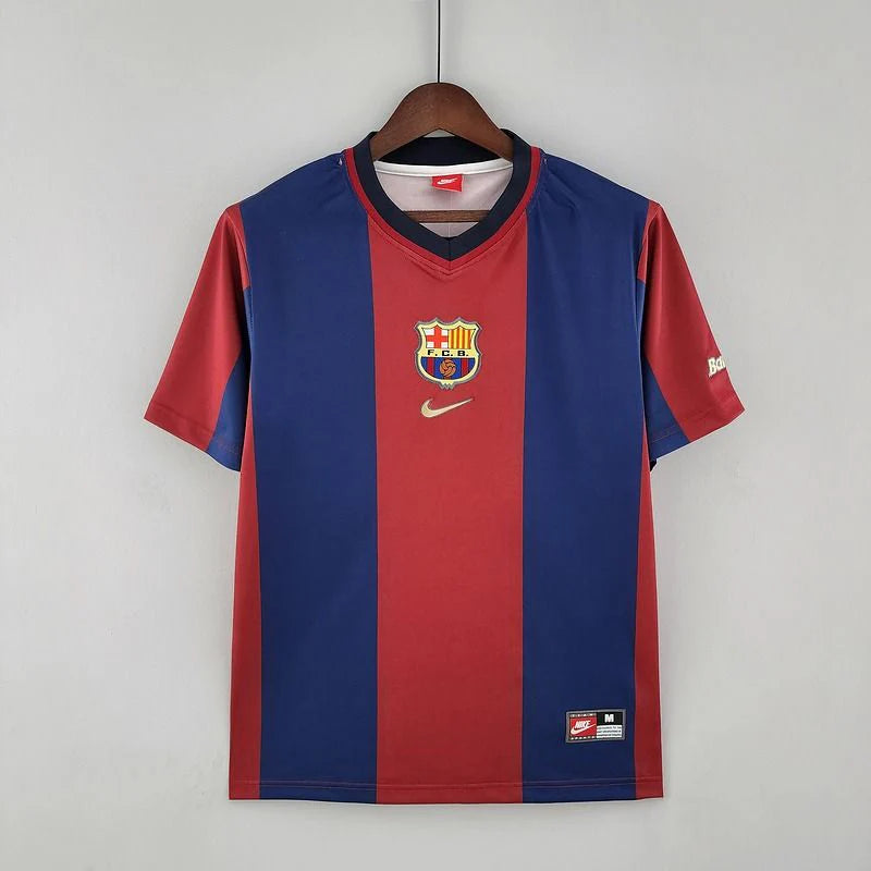 FC Barcelona 1998-99 Retro Home Jersey | #11 Rivaldo