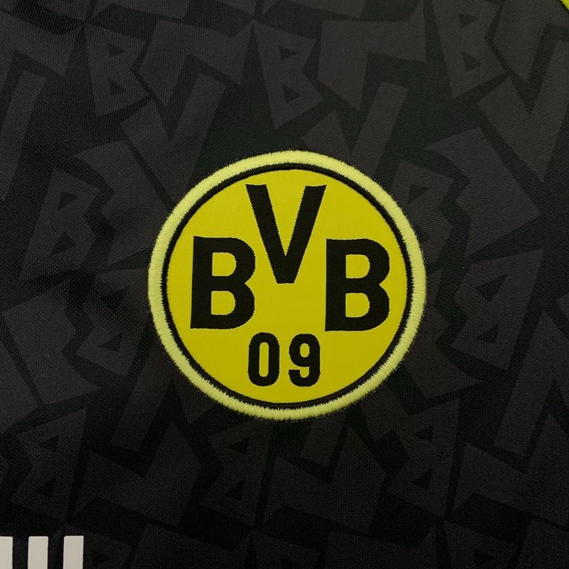 Borussia Dortmund 1995-1996 Black Retro Jersey – Möller #10