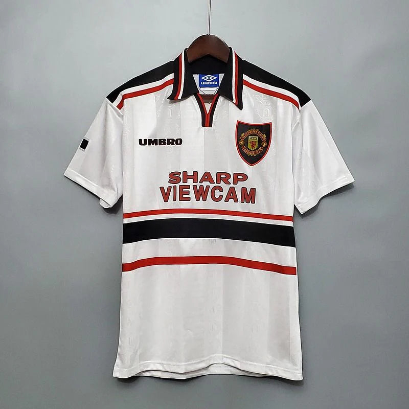 Manchester United 1997-1998 Retro Away Short Sleeve Jersey Personalized Rare Collector