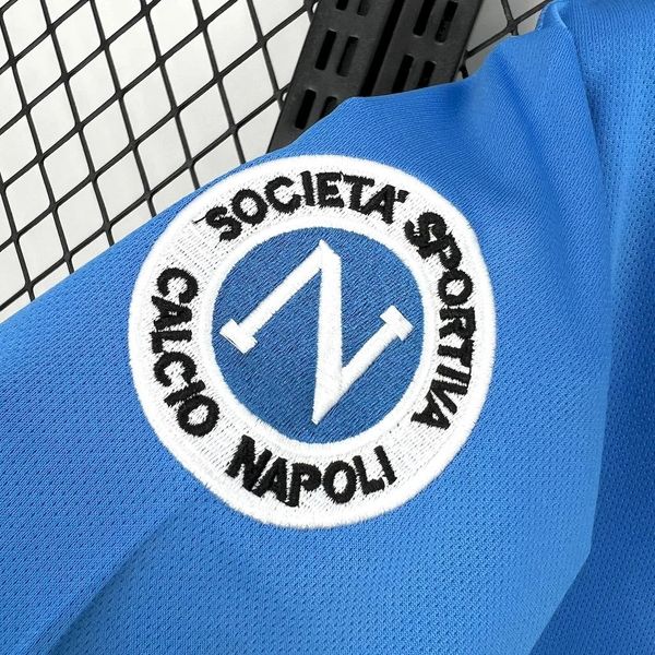 SSC Napoli 1987-1988 Retro Home Jersey #10 Maradona Scudetto Personalized Rare Collector