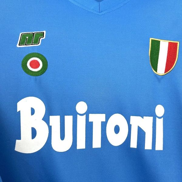 SSC Napoli 1987-1988 Retro Home Jersey #10 Maradona Scudetto Personalized Rare Collector