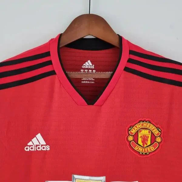 Manchester United 2018-2019 Retro Home Jersey #17 Fred Personalized PL Patch Rare