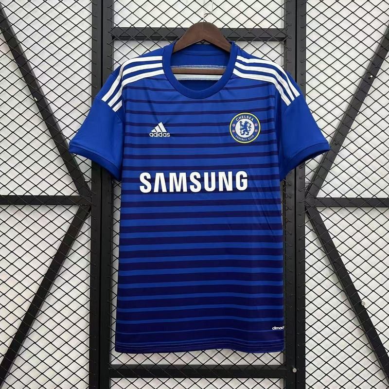 Chelsea FC 2014-2015 Retro Home Short Sleeve Jersey #19 Diego Costa Personalized PL Patch Rare
