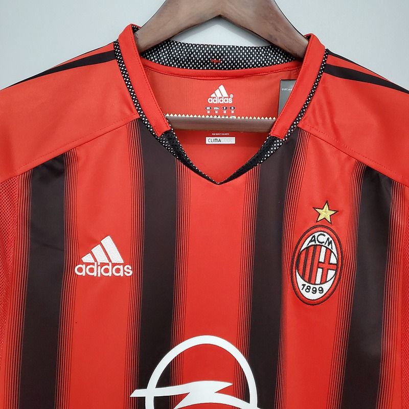 Retro AC Milan 2004-05 Home Jersey Short Sleeve Custom