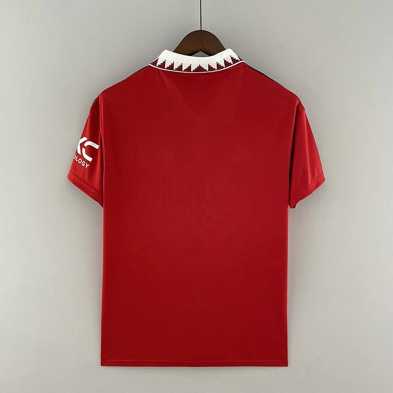 Manchester United 2022-2023 Retro Home Short Sleeve Jersey Personalized PL Patch Rare