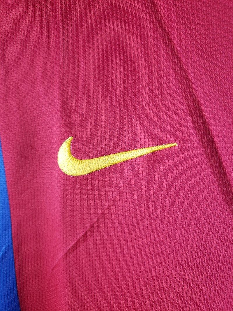 FC Barcelona 2007-08 Retro Home Jersey | #10 Ronaldinho | La Liga
