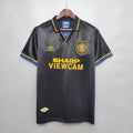 Manchester United 1993-1994 Retro Away Short Sleeve Jersey Personalized Rare Cantona Double