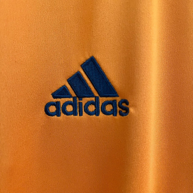 2013/14 Real Madrid Retro Away Orange Jersey UCL Patch Personalized