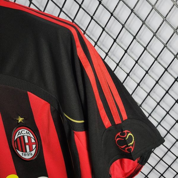 Retro AC Milan 2006-07 Home Jersey Short Sleeve Custom