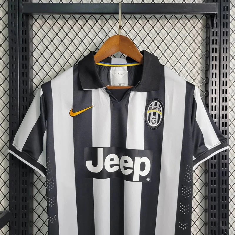 Juventus 2014-2015 Retro Home Short Sleeve Jersey UCL Serie A Patch Personalized Rare